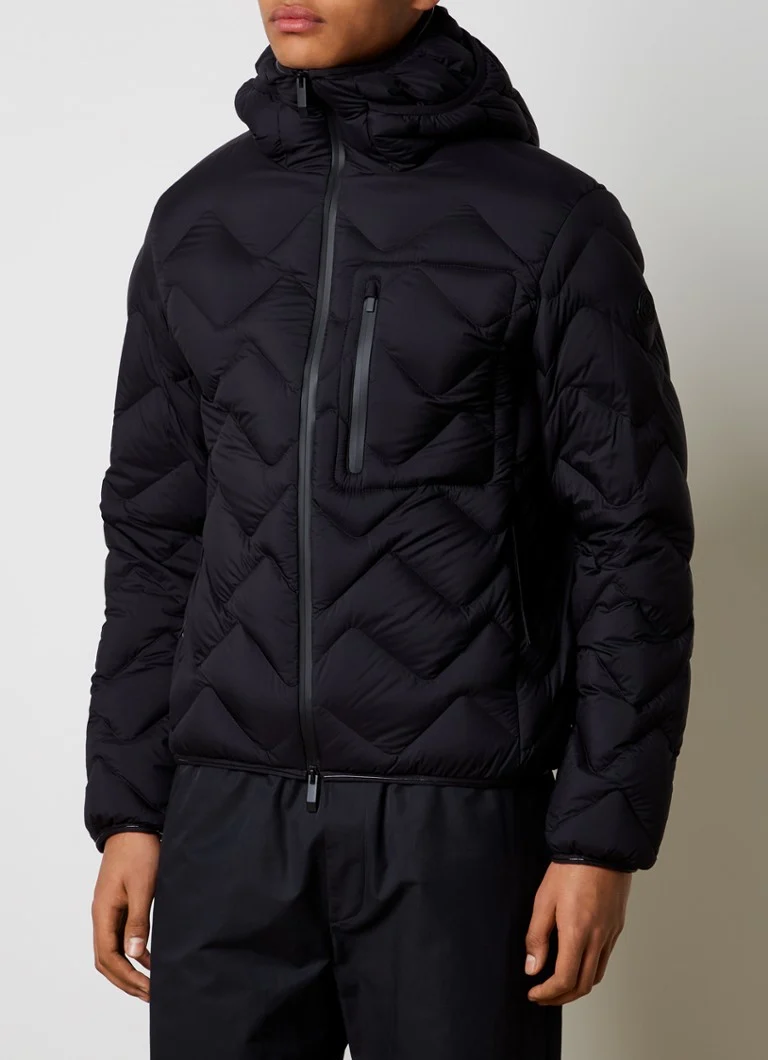 Moncler Steliere quilted jacket with down fill and hood