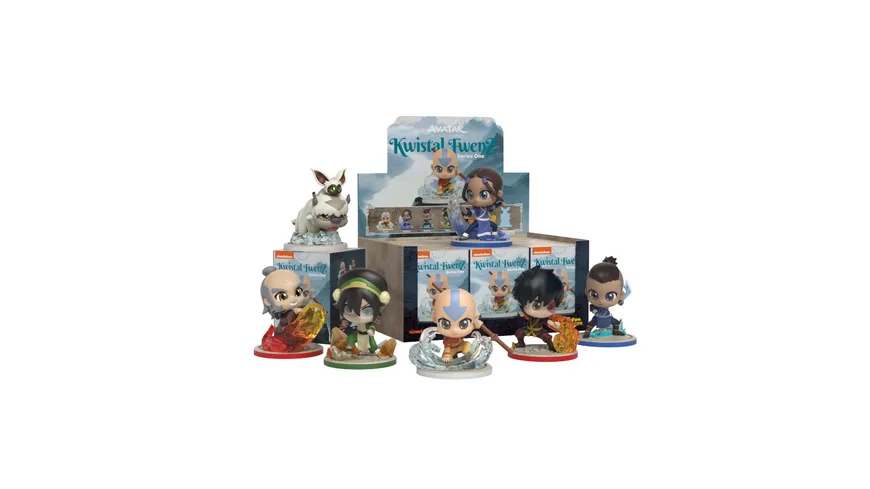 Avatar the Last Airbender Kwistal Fwenz Serie 1 Sammelfigur – sortiert