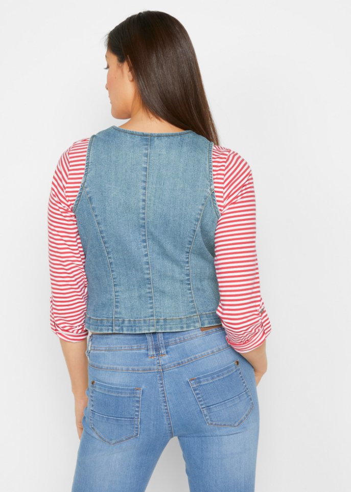 Stretch-Jeansweste