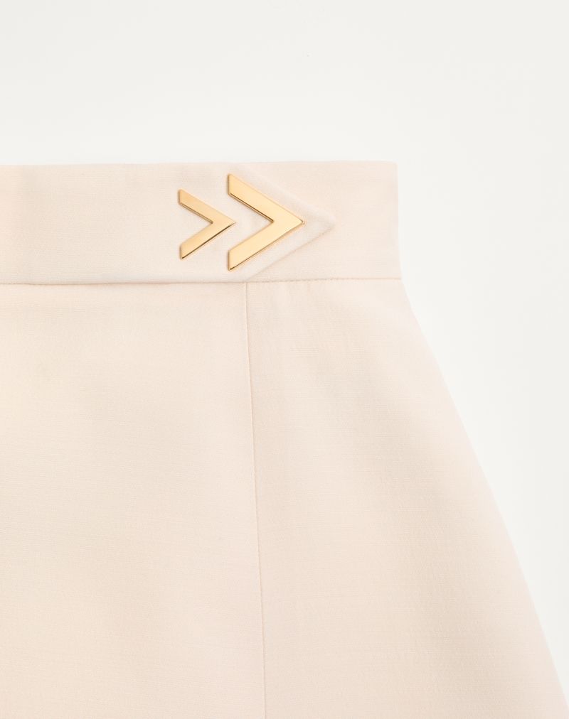 Crêpe Couture midi-rok