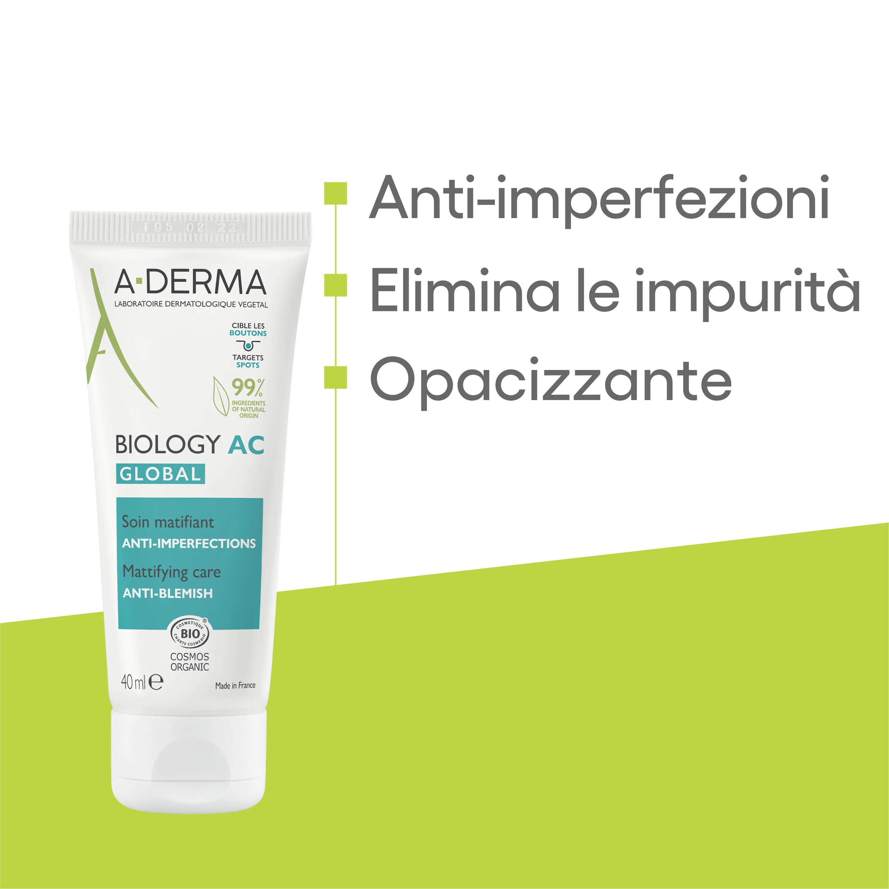 Tratamento Anti-Imperfeições Matificante Biology AC GLOBAL - Tratamento Facial Anti-Imperfeições 24 Horas