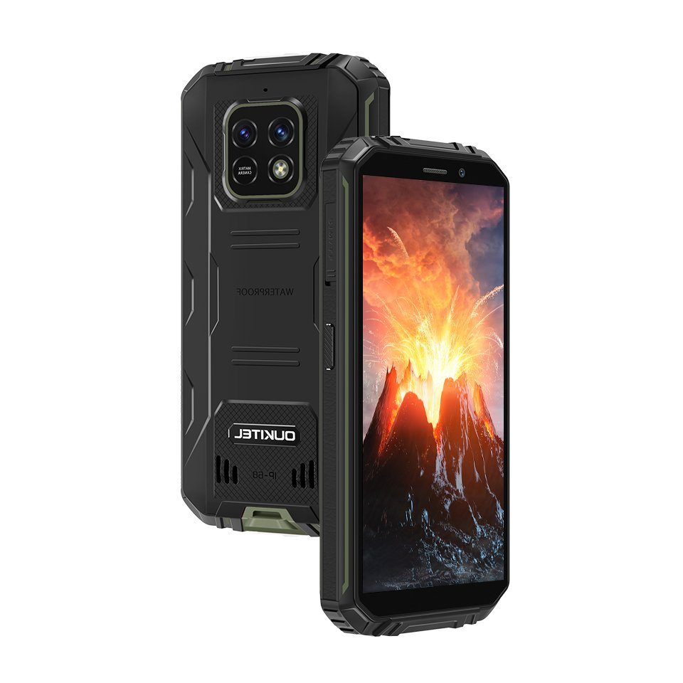 OUKITEL WP 18, 4G-[Außentelefon], 32GB ROM, 12500 mAh Akku, Dual-SIM Smartphone (4 GB Speicherplatz, Android 11, 5,93'' TFT Display, 5M Frontkamera, 13M Hauptkamera hinten)