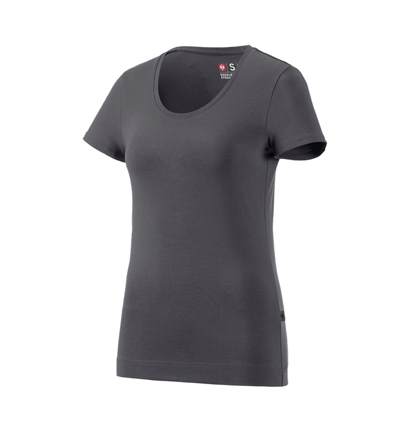 e.s. T-Shirt cotton stretch, Damen