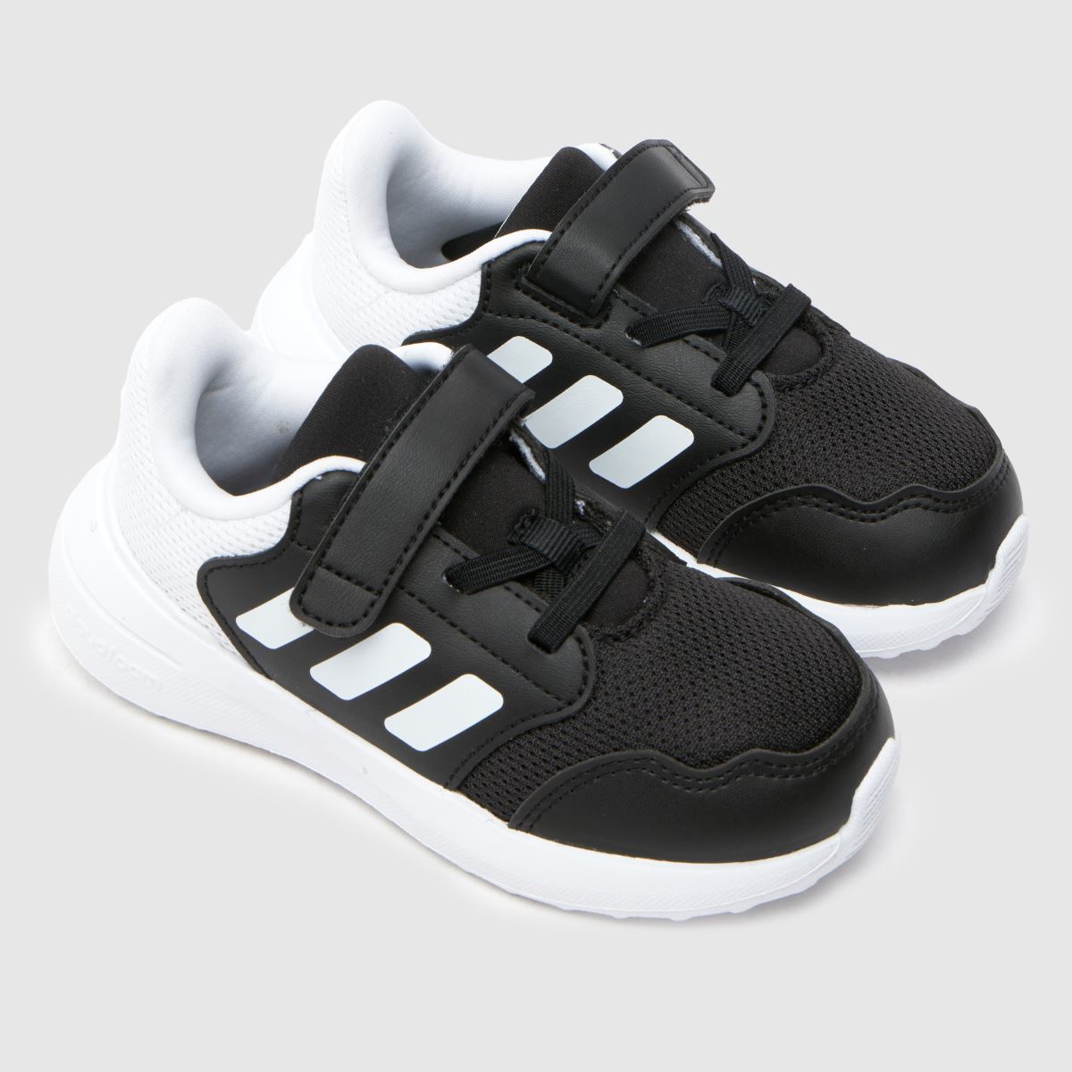 adidas črno-beli športni copati Tensaur Run 3.0 za malčke