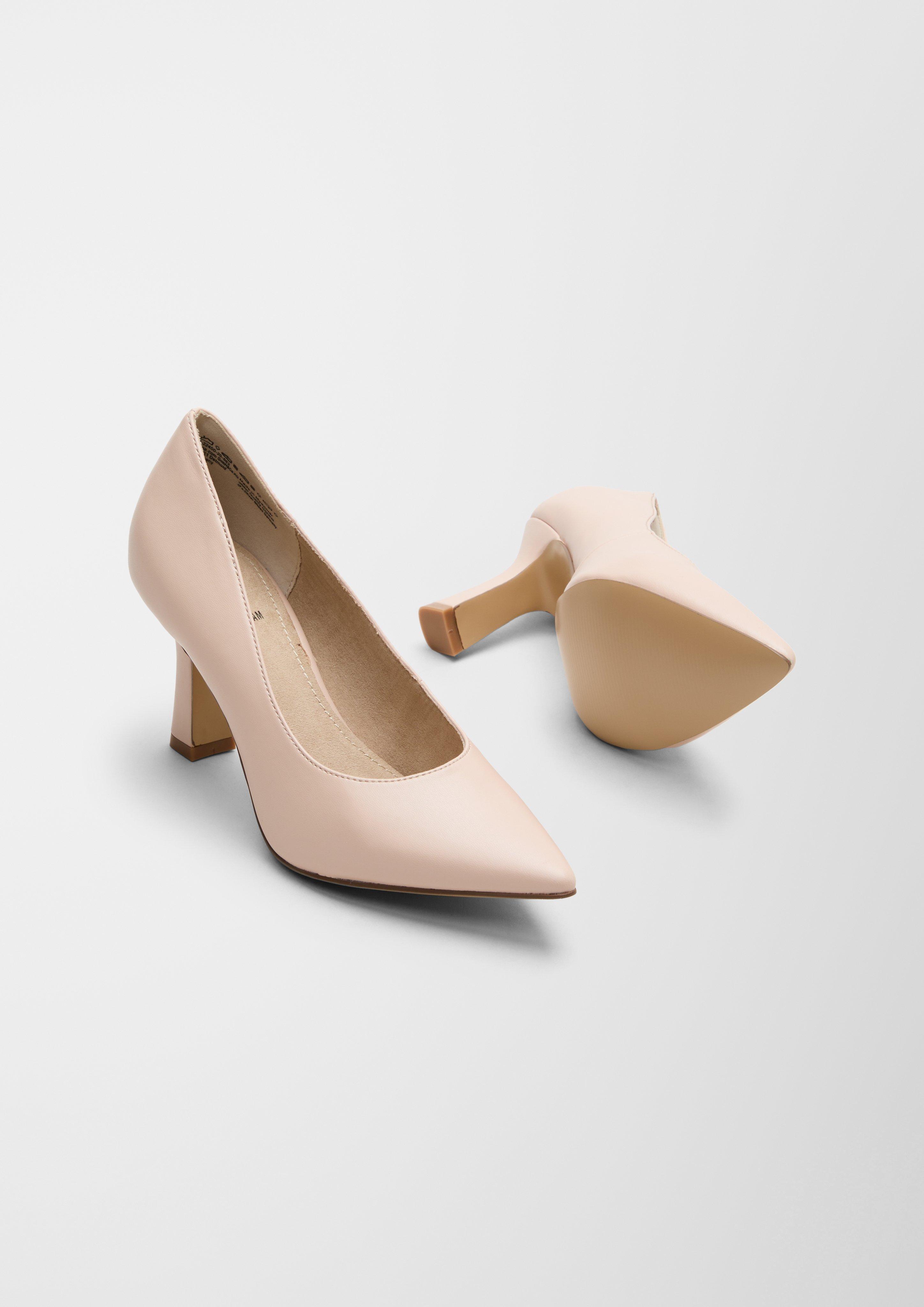 Pumps in Glattleder-Optik  1235035-563