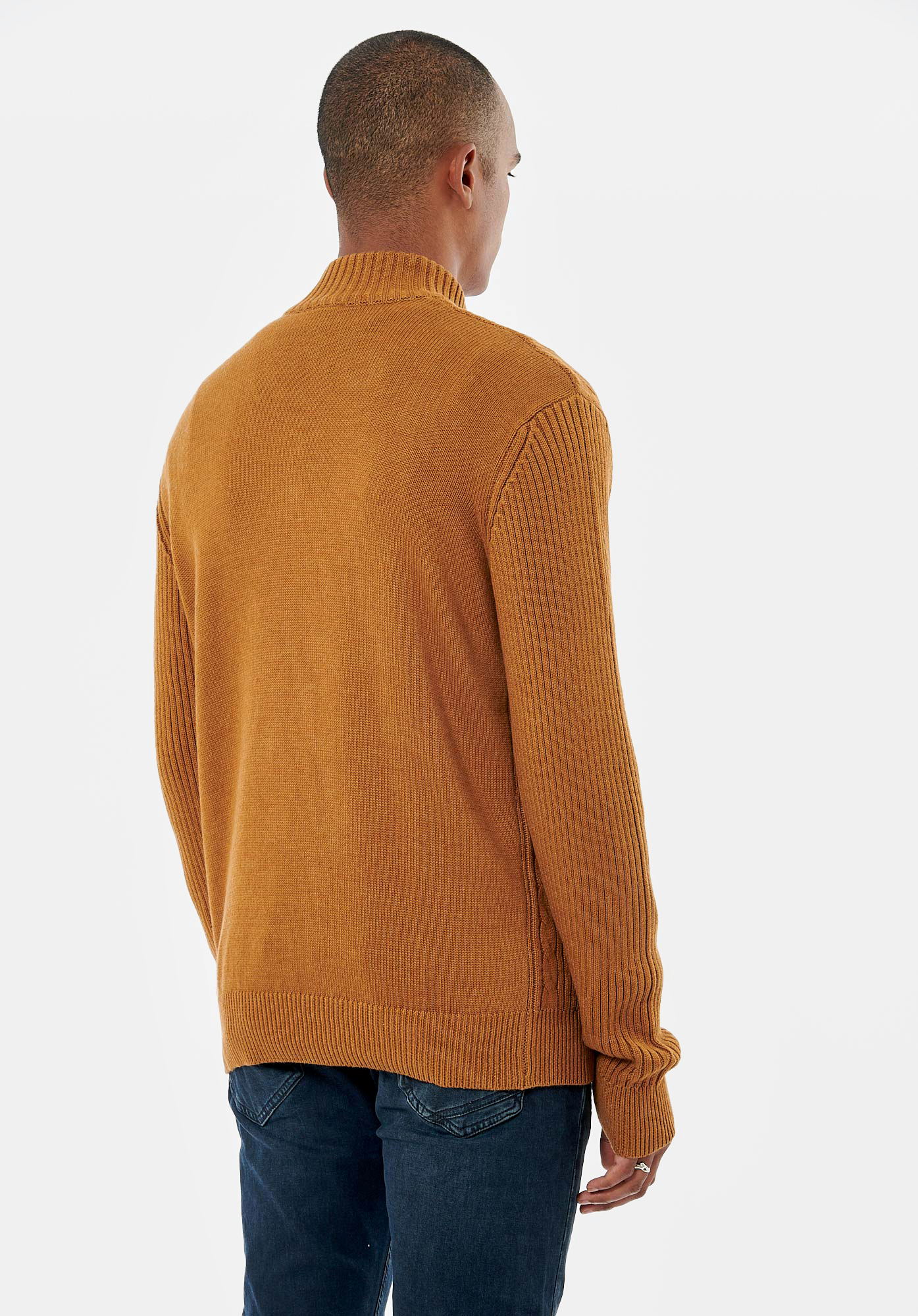 VOREX  Pull marron homme