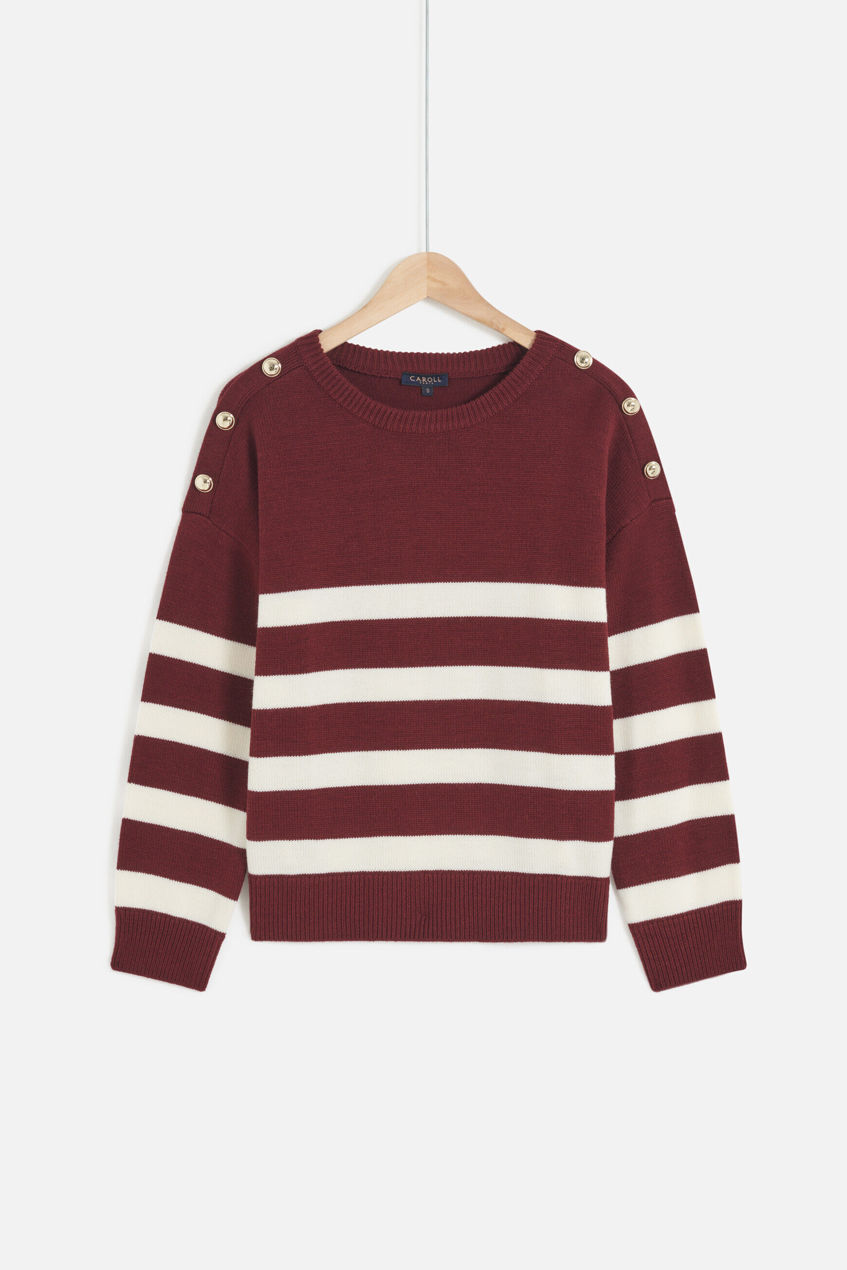 Pull marijo bordeaux femme