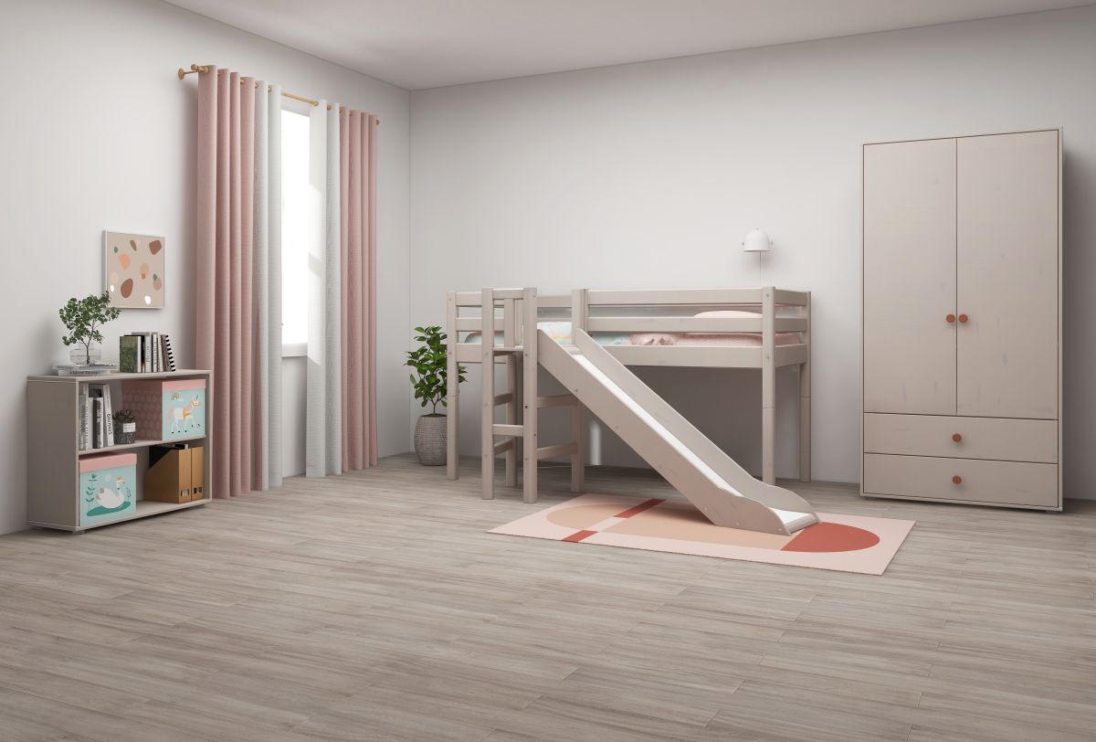 Flexa Hochbett Classic mit Rutsche 90 x 200 cm