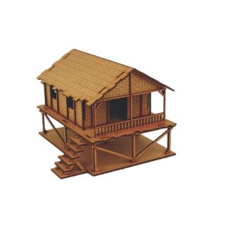 Woven Palm-Style Village House (20mm)