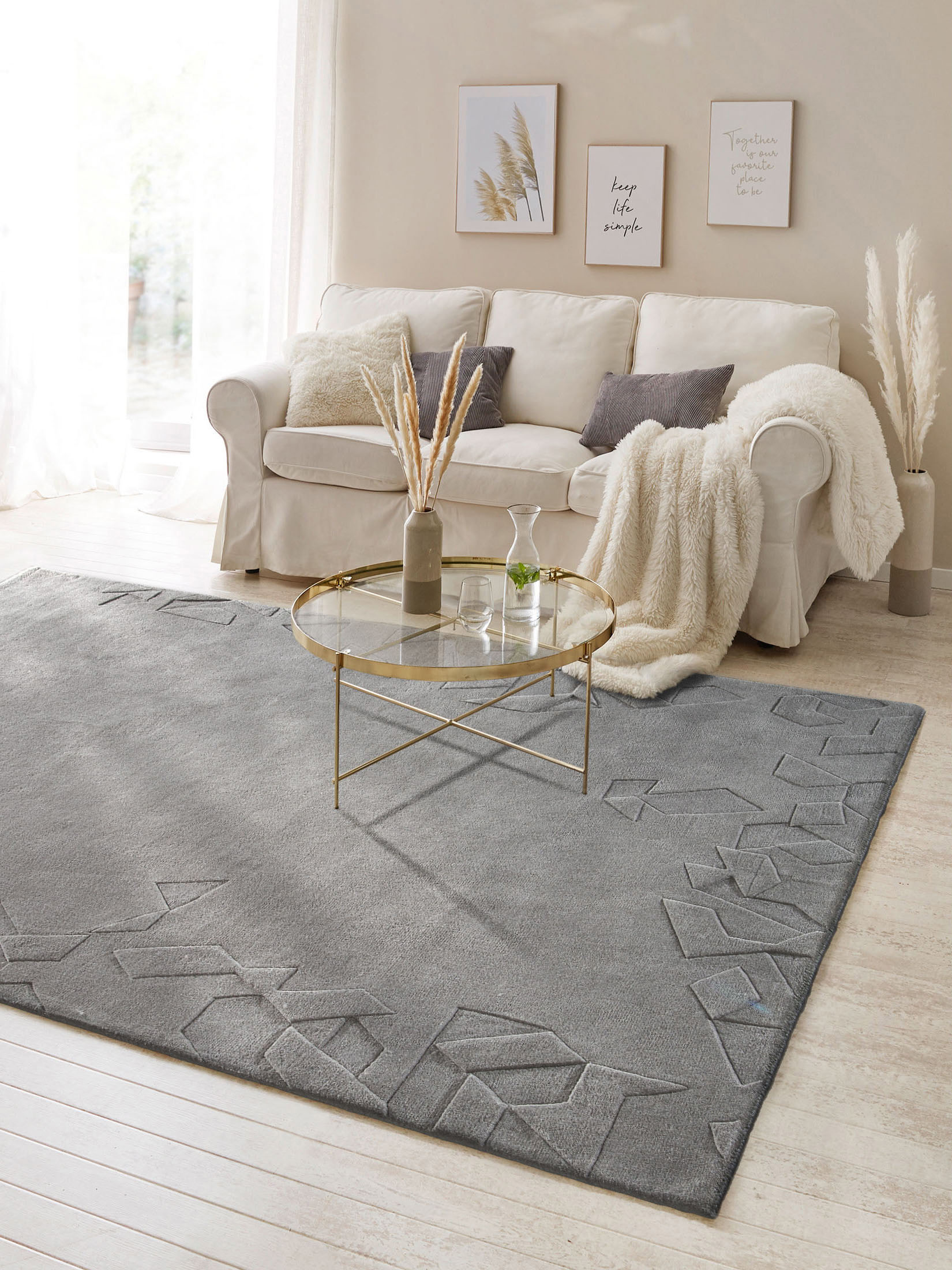 Villamar Moderner Teppich, Grey