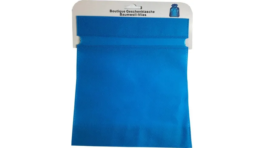 BOCK Geschenktüte Non-Woven gross blau 35 x 27cm