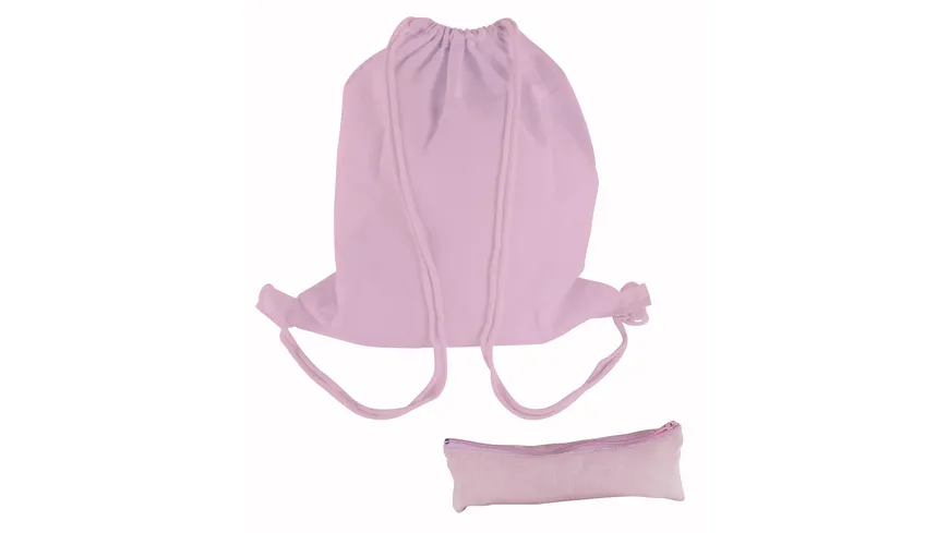Rayher Turnbeutel mit Stiftetasche rose