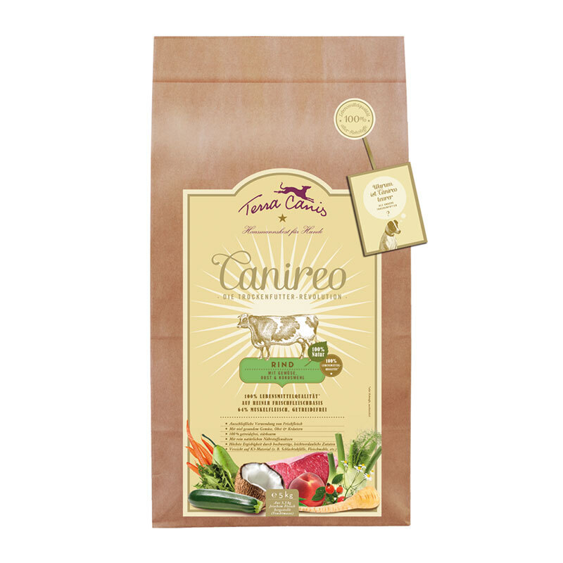 Terra Canis Hundetrockenfutter Terra Canis Canireo Adult Rind 5 kg