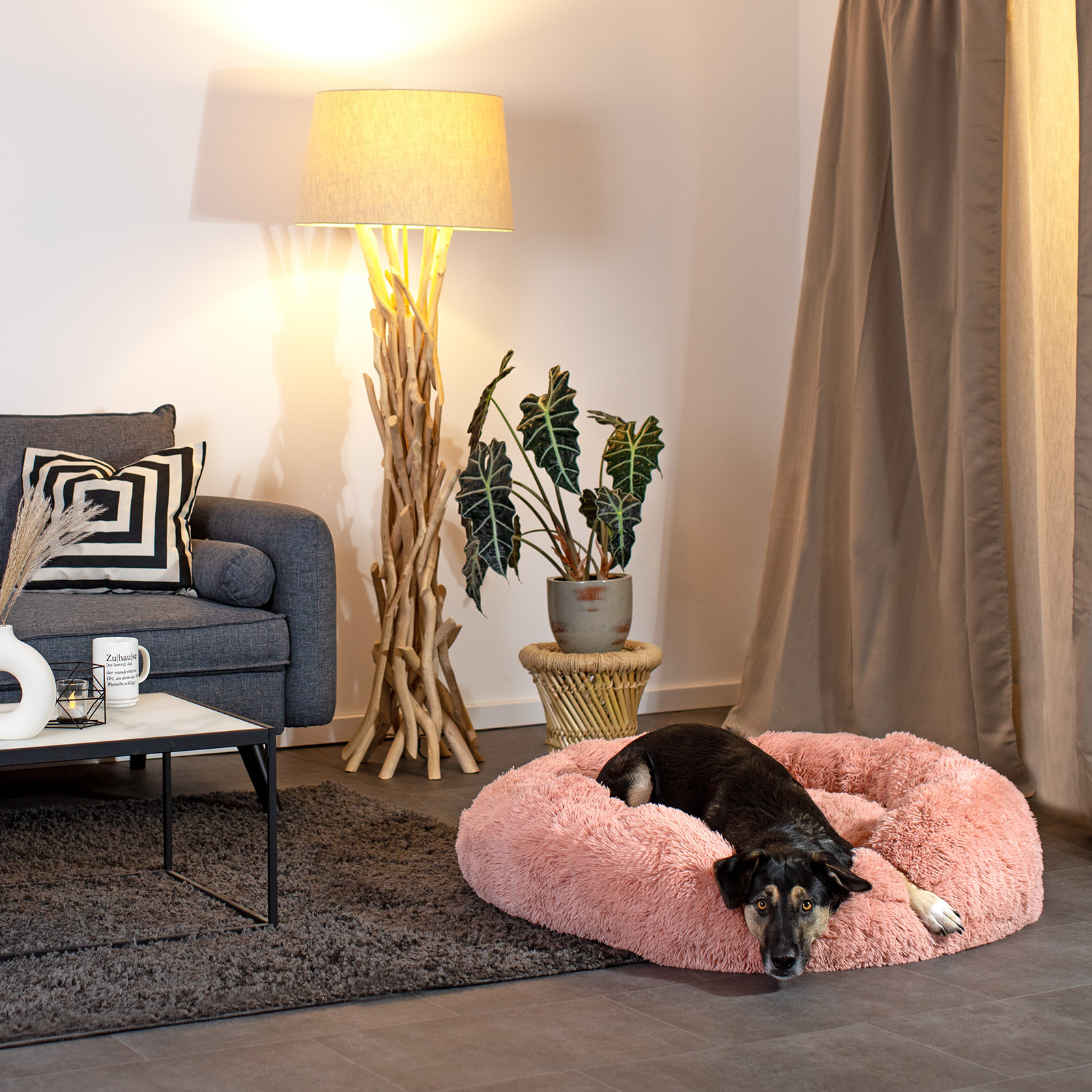 Lionto Hundebetten Lionto Donutbett rosa XXXL