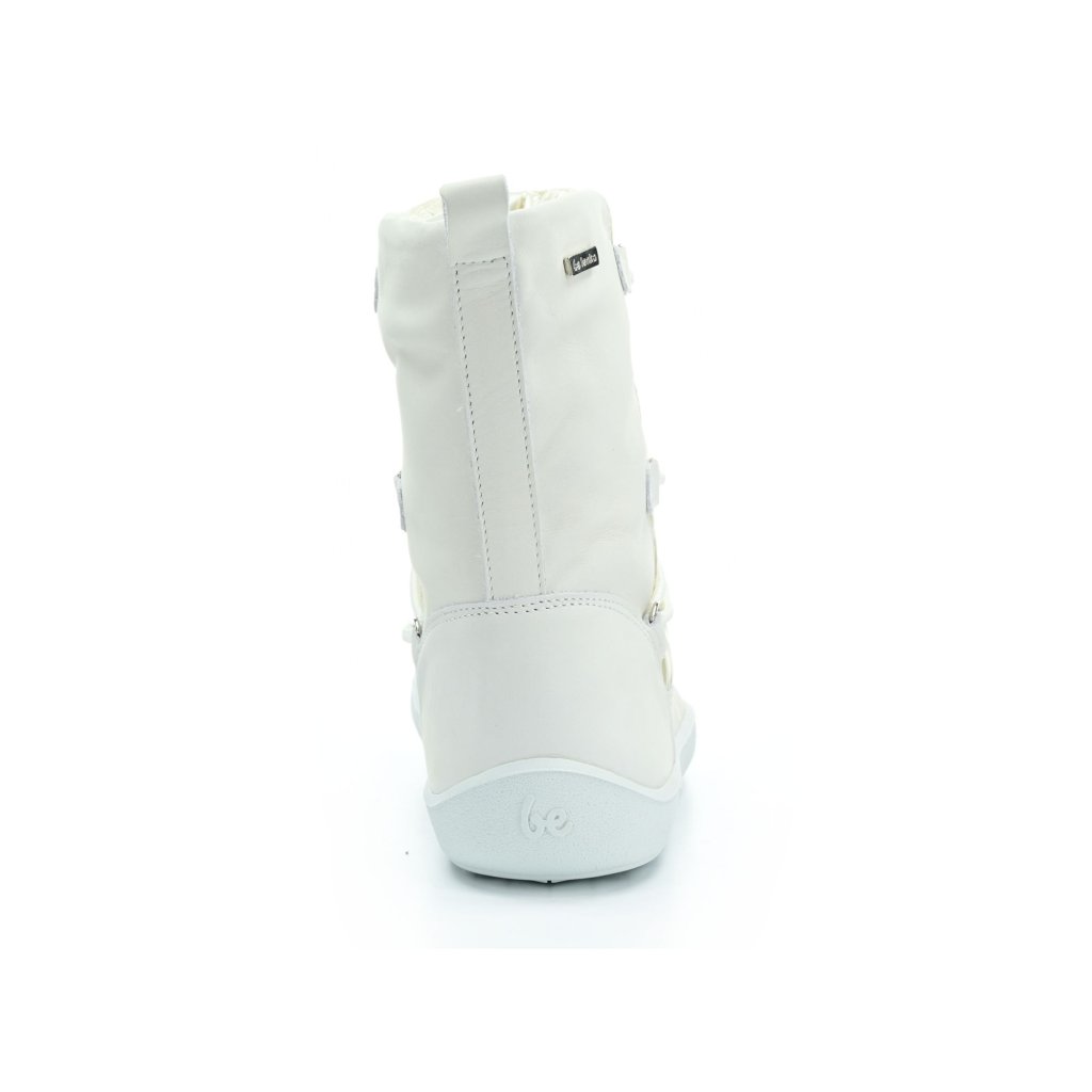 Be Lenka Snowfox Woman White weiße Barfuß-Schneestiefel