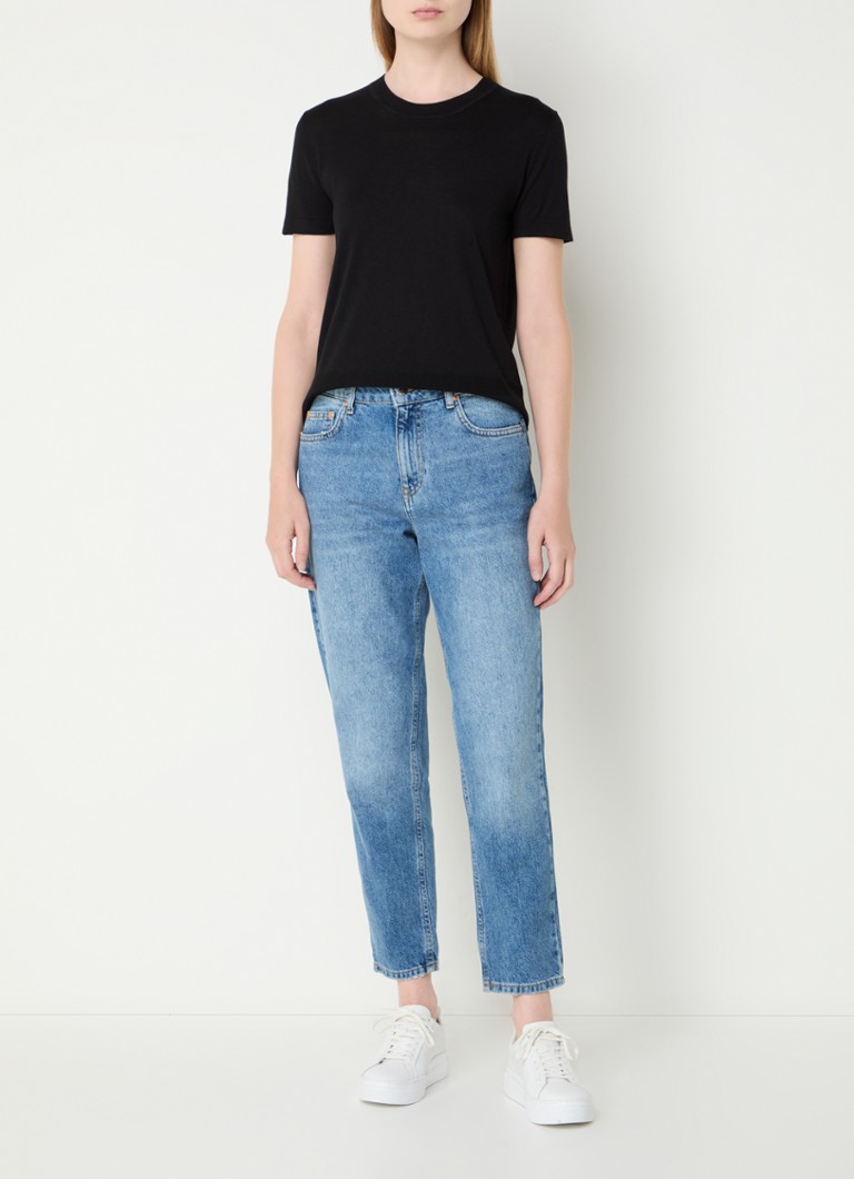 Benetton Fine-knit top in silk blend