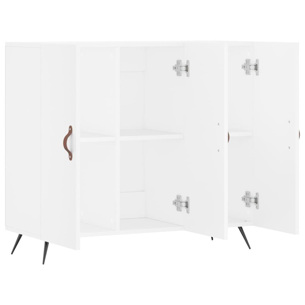vidaXL Sideboard Sideboard Weiß 90x34x80 cm Holzwerkstoff (1 St)