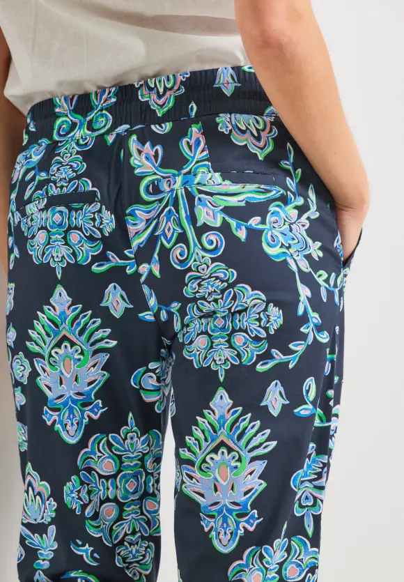 CECIL Casual Fit Hose mit Print