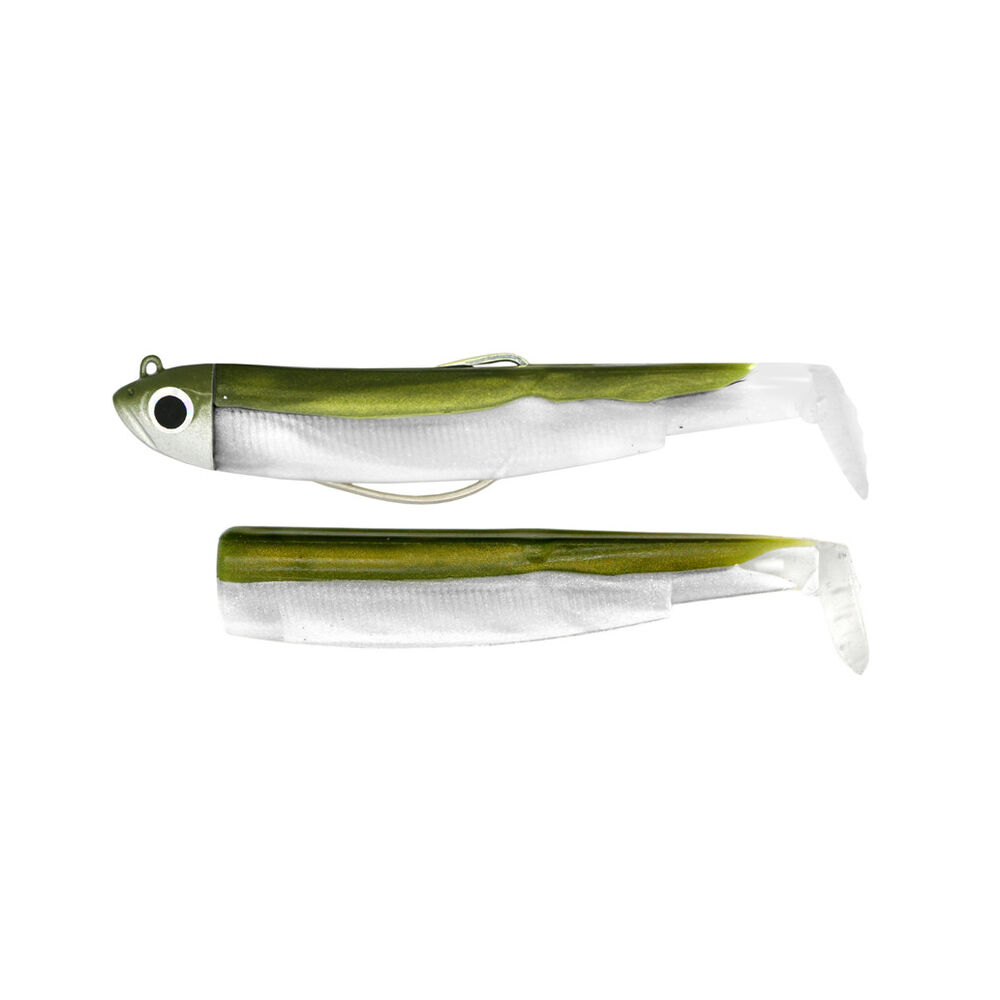 Leurre souple fiiish combo musta minnow 70 ranta 7cm 3g