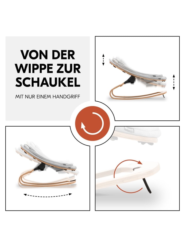 Hauck Arketa Beech 4-tlg. Newborn Set Eco - Hochstuhl in schwarz,grau günstig kaufen onesize