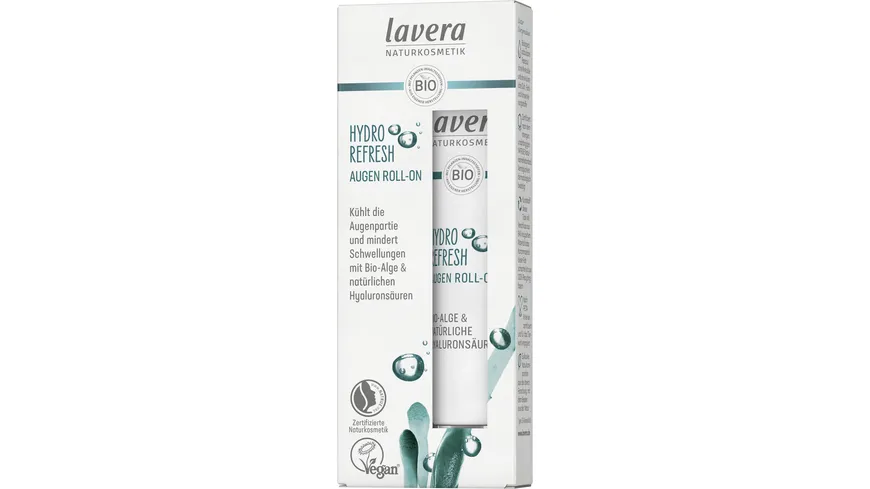 lavera HYDRO REFRESH Augen Roll-On 15 ml