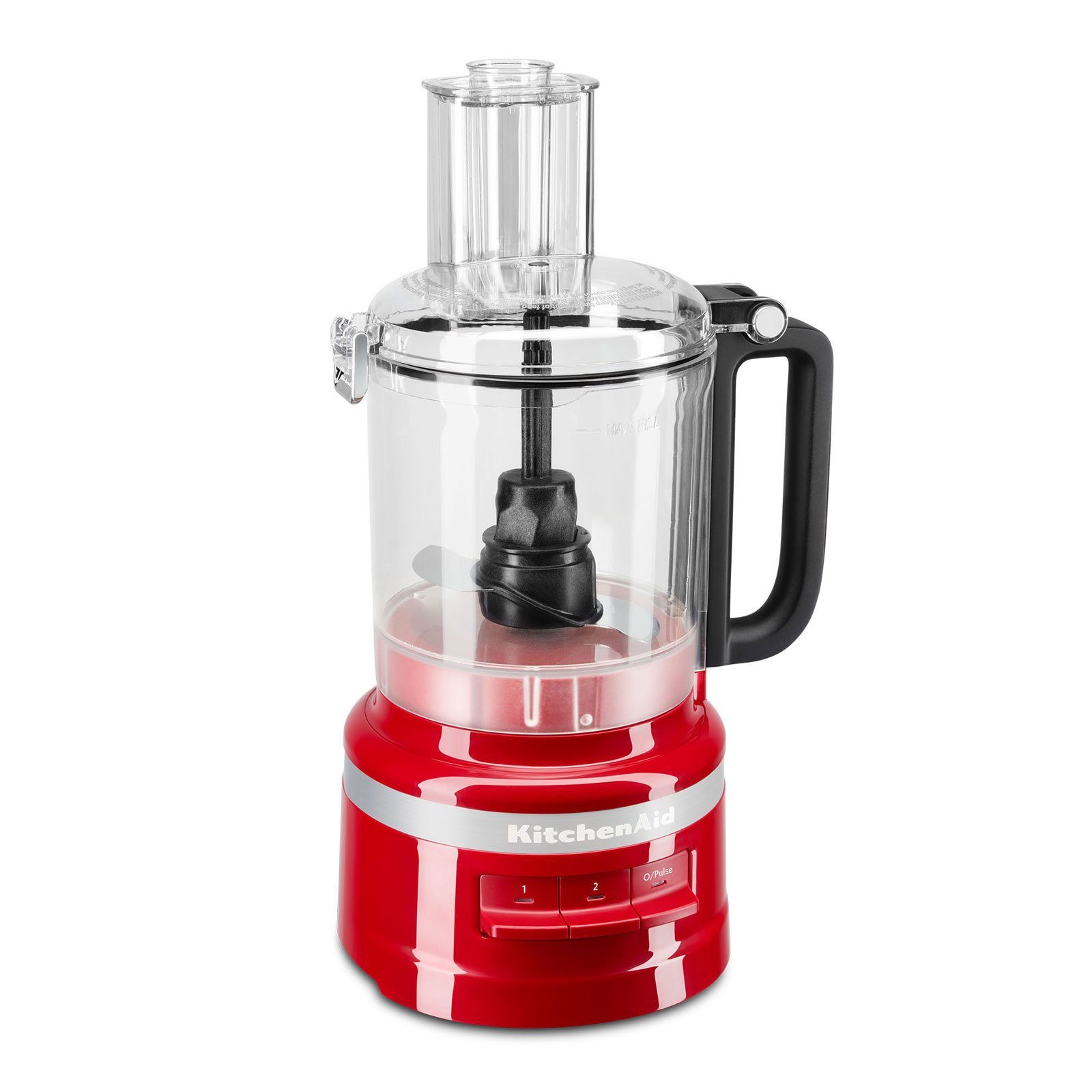 KitchenAid Küchenmaschine 5KFP0919, 250 W, 2.1 l Schüssel, 2,1 Liter Arbeitsschüssel, Klappdeckel und Einfüllöffnung, Teigmesser