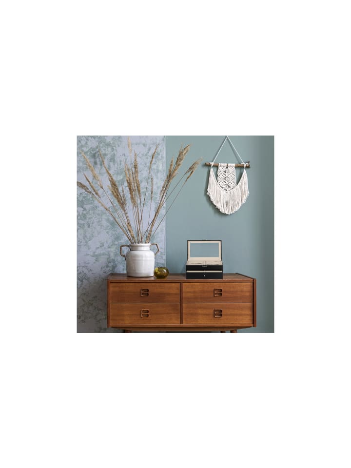 relaxdays Brillenbox in Schwarz - (B)33,5 x (H)15,5 x (T)19,5 cm günstig kaufen onesize