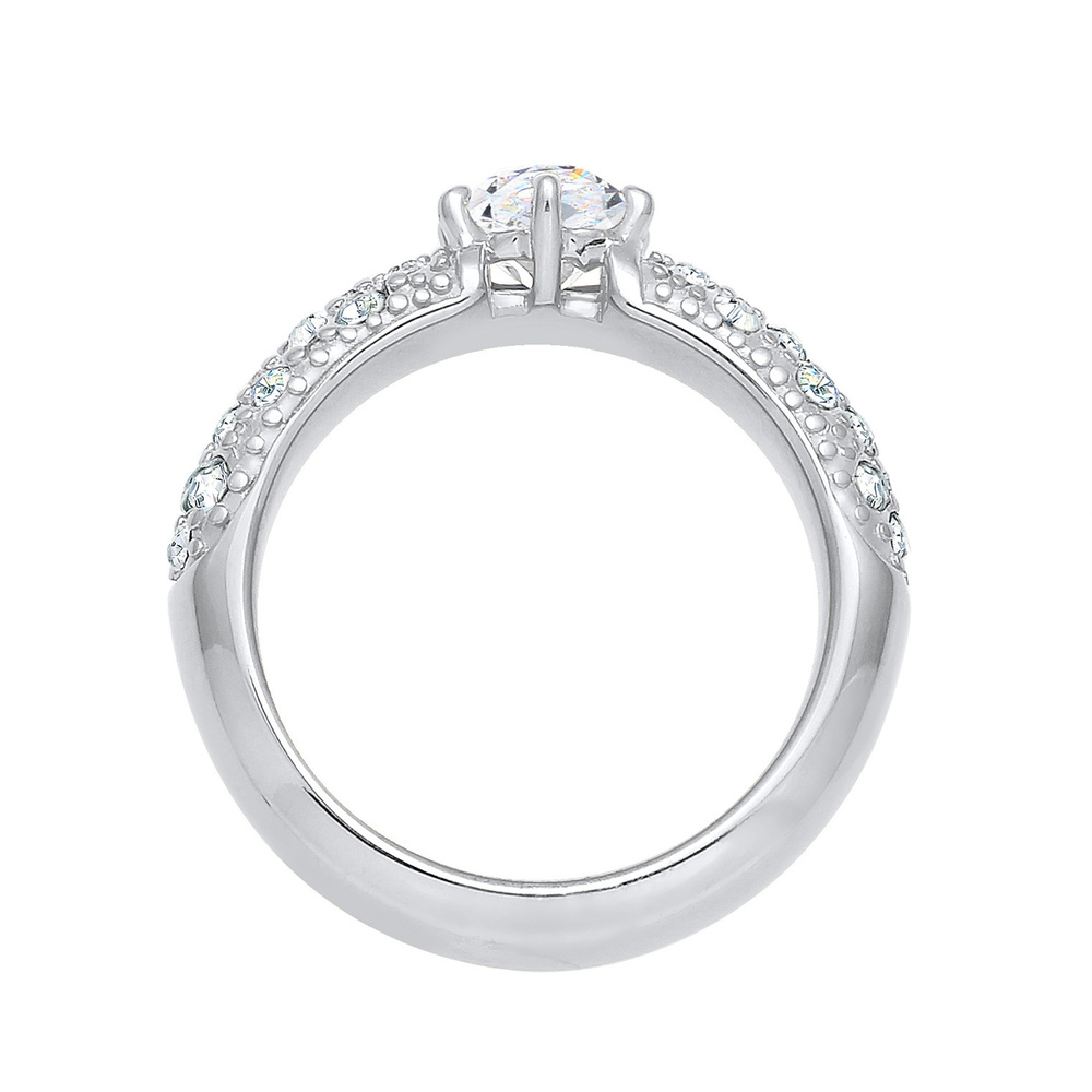 Elli PREMIUM Elli PREMIUM Bague Glamour Femme (925/1000) Argent avec Cristaux Bague