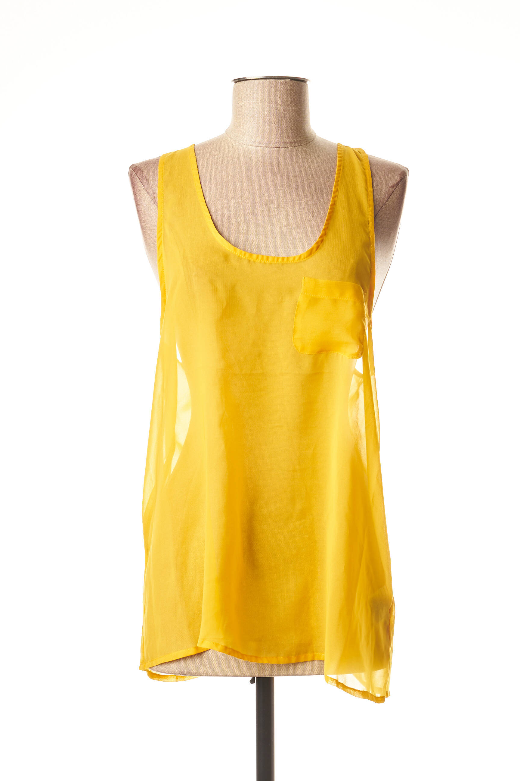 Blend Tuniquesansmanche Femme couleur jaune