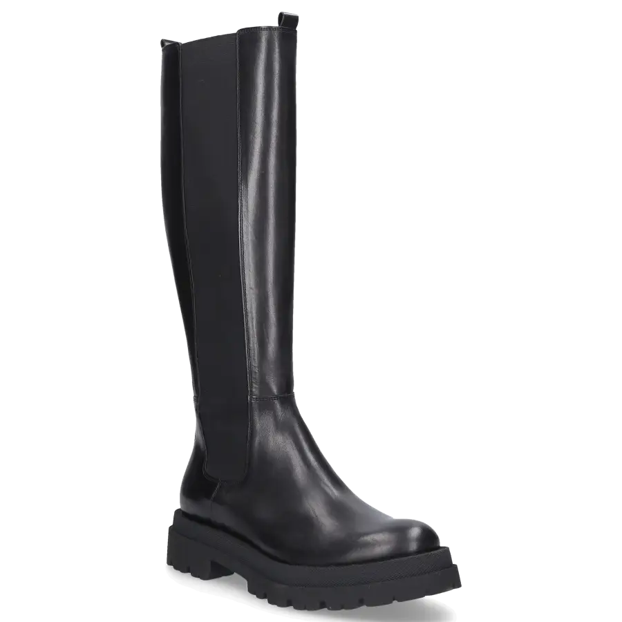 305 SOBE - Stiefel CROSBY Kalbsleder - schwarz