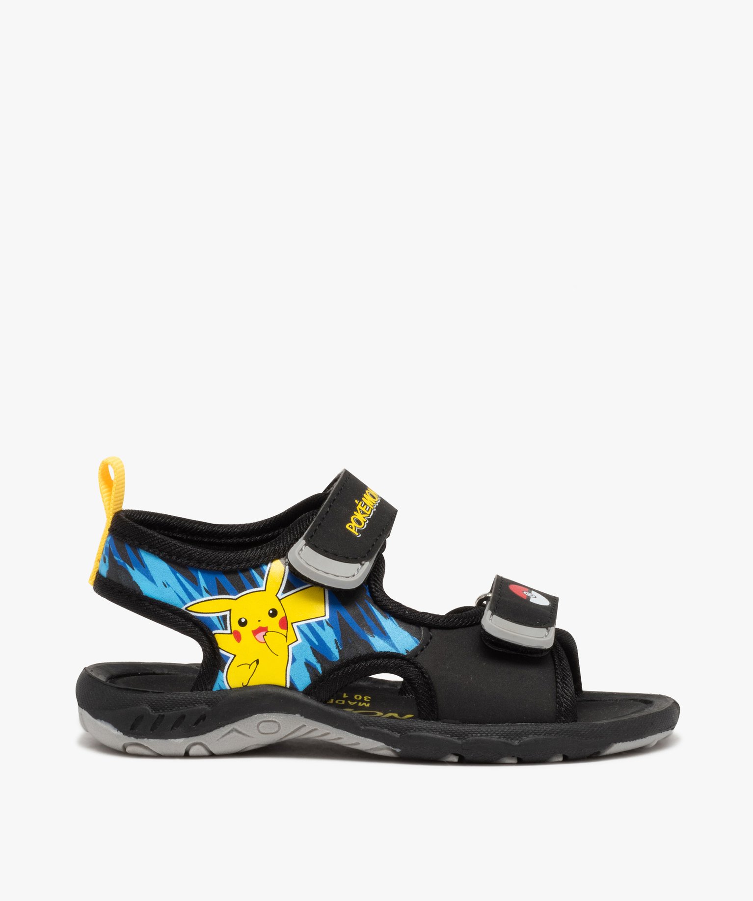 Sandales sport Garçon Pikachu à scratchs - Pokémon bleu | GEMO