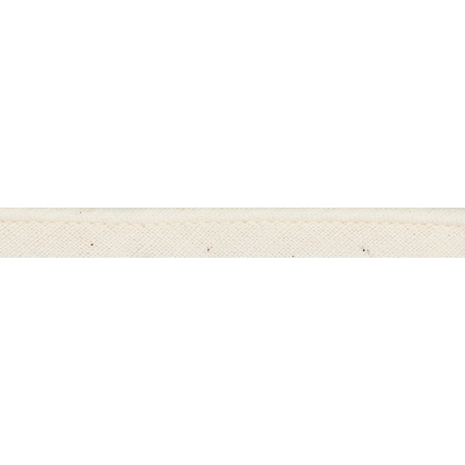 buttinette Baumwoll-Paspelband, natur, 2,4 mm Ø, 5 m
