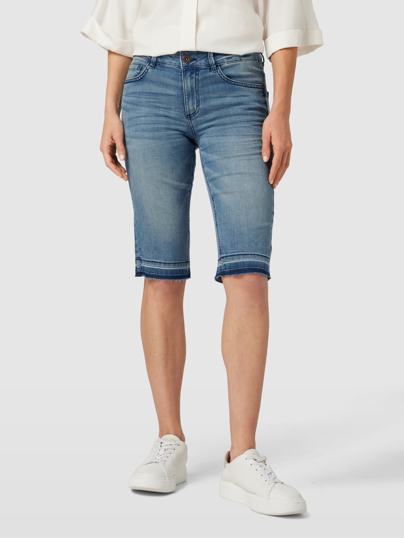 Bermudas in Denim-Optik in hellblau