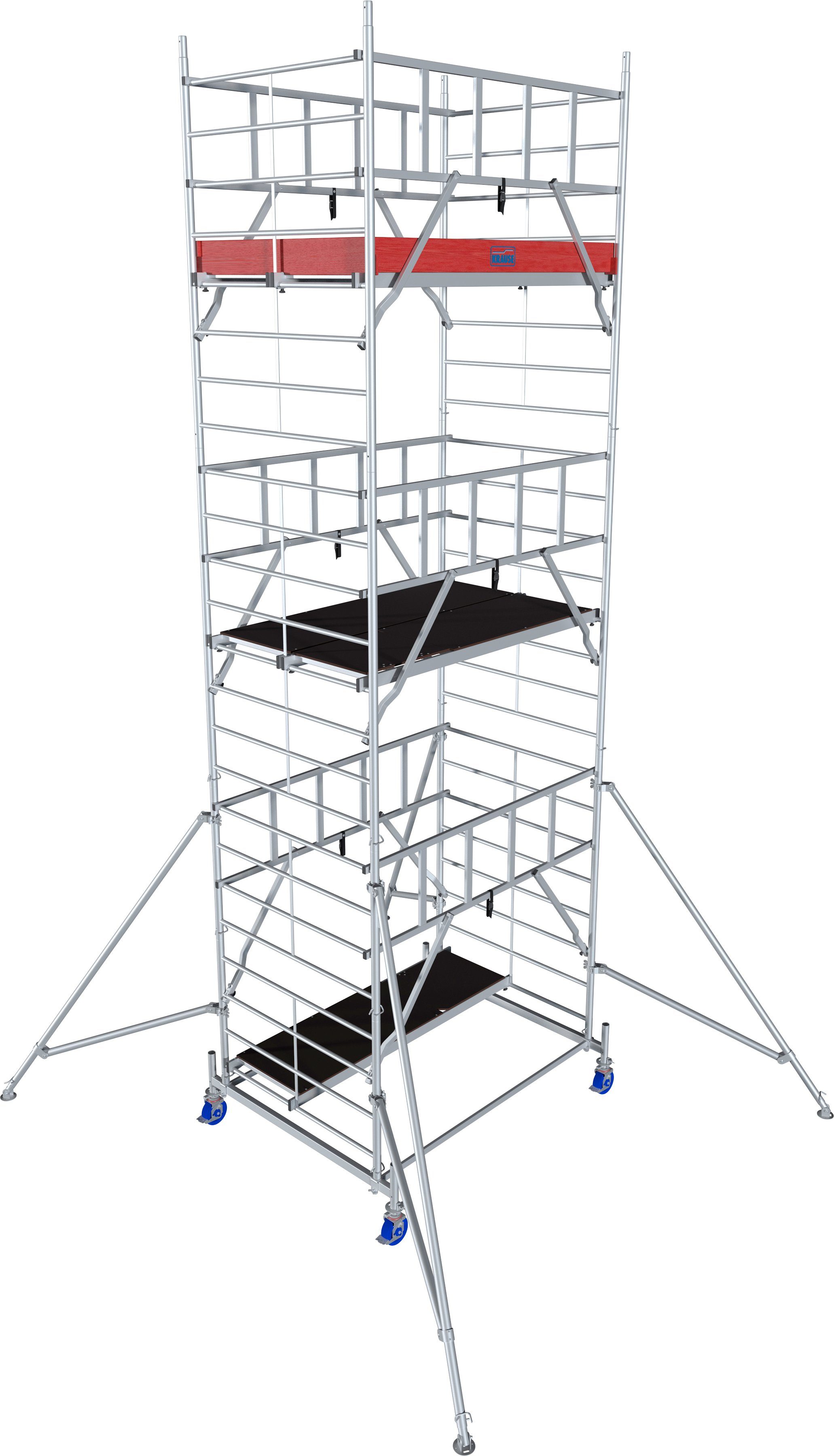 KRAUSE Fahrgerüst ProTec XXL Breitaufbau, (Set), Arbeitshöhe: 7,3 Meter
