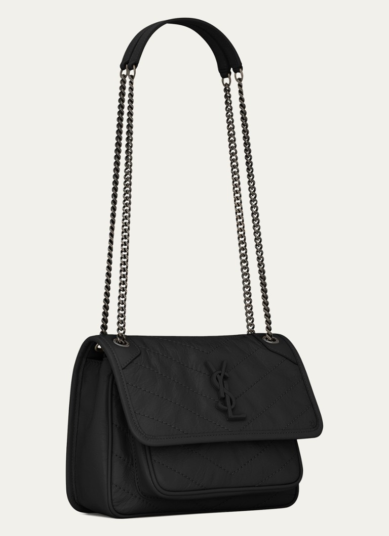 Geantă de umăr Saint Laurent Niki Baby din piele de vițel