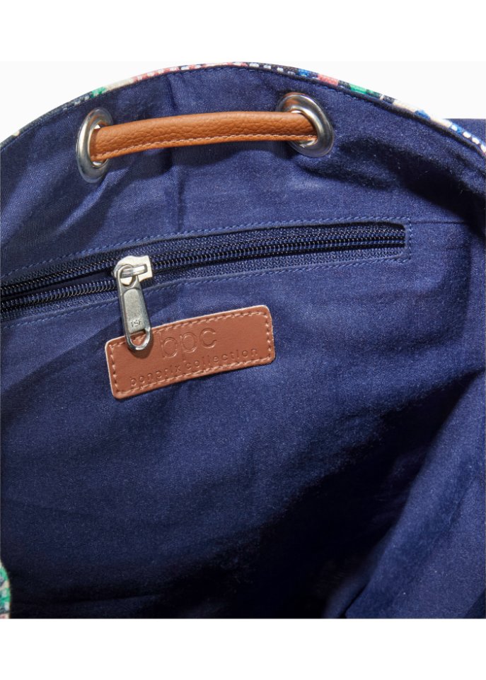Rucksack mit Stickerei und Pailletten