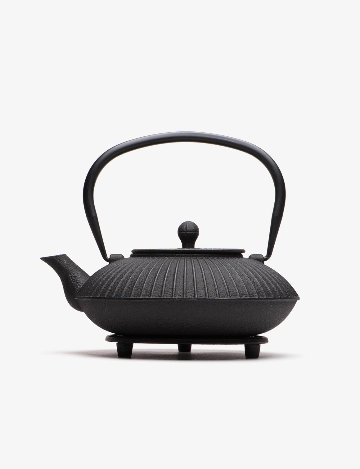 Reposethéière fonte noir mat