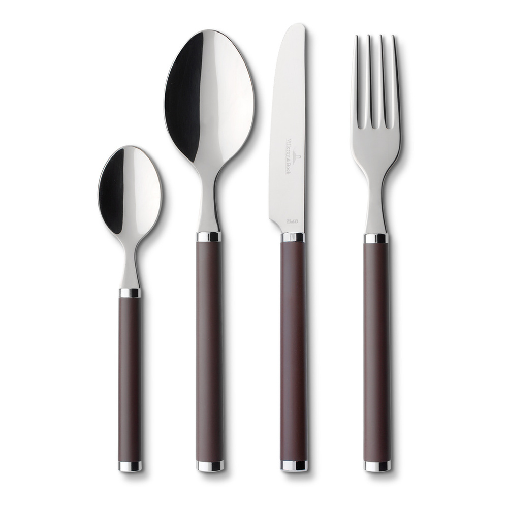 Villeroy & Boch Ménagère 24pcs. Play! chocolate brown ensemble de couverts