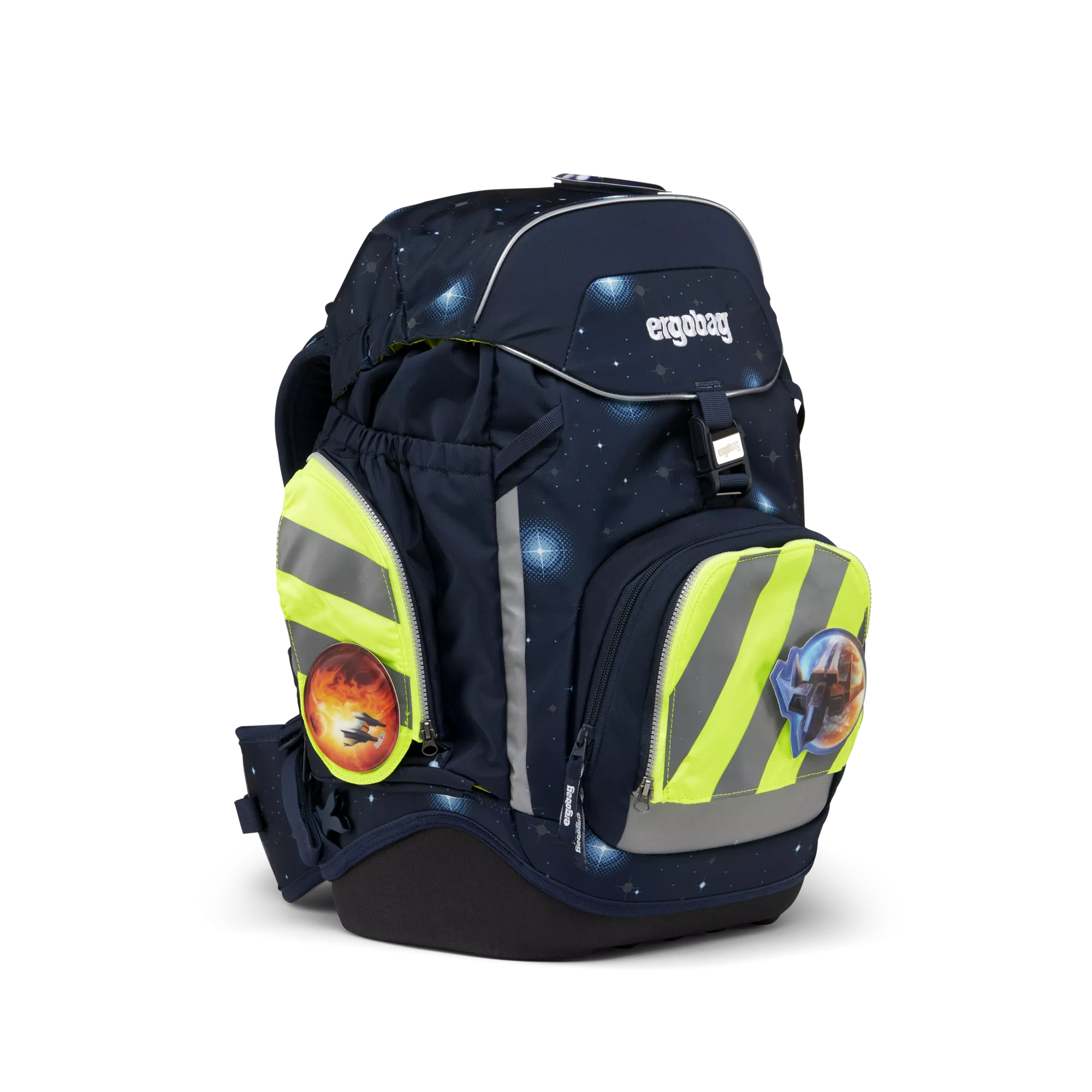 ergobag Zip-Set mit Reflektorstreifen Gelb