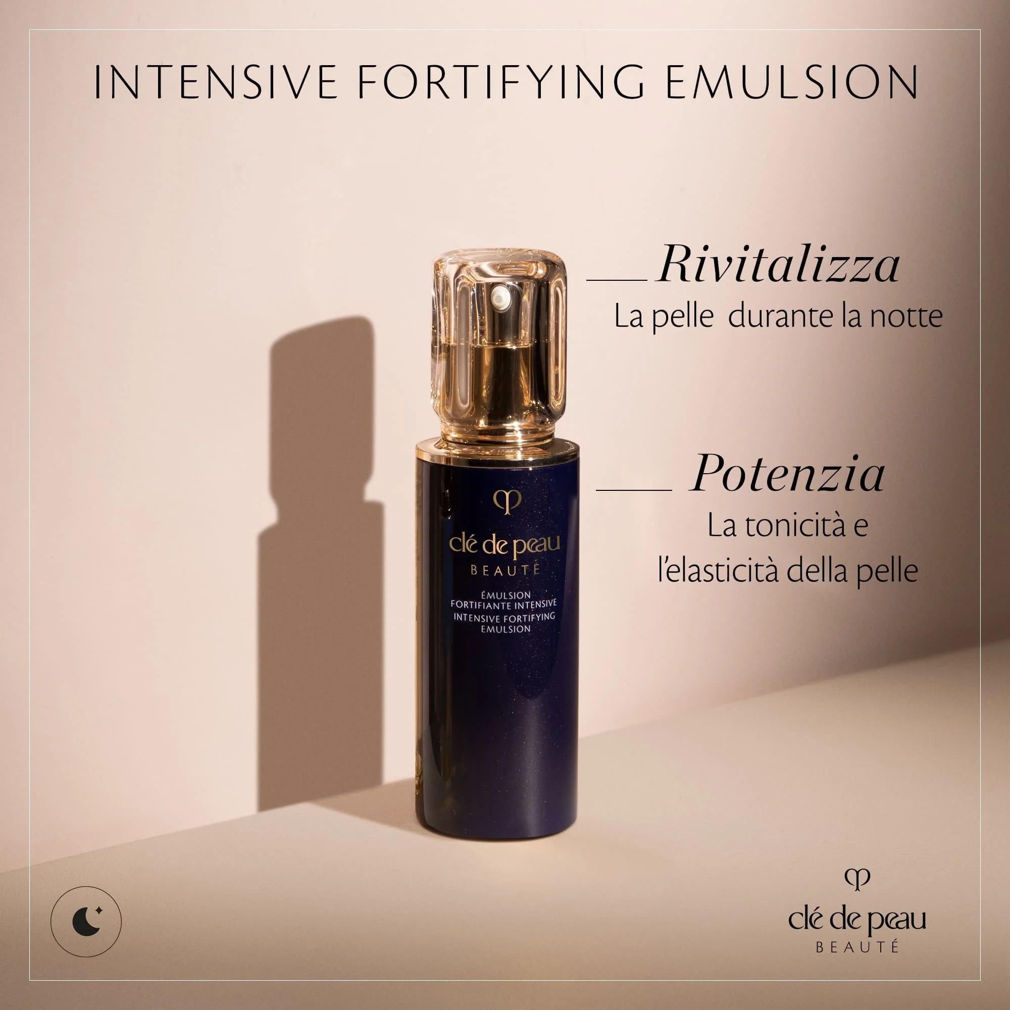 Key Radiance Care Emulsão Fortificante Intensiva - Tratamento facial noturno global, fluido facial com efeito global