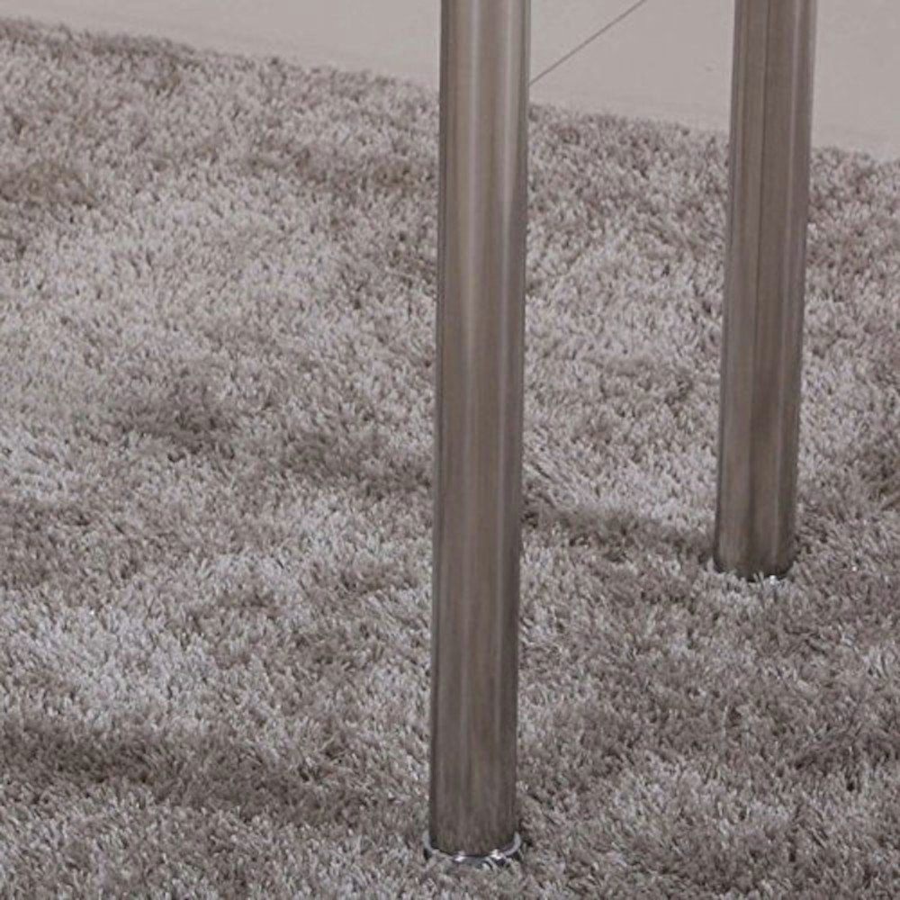 HOOZ Esstisch Esstisch 90x60 cm mit sandierter Ablagefläche, satinierte Ablage