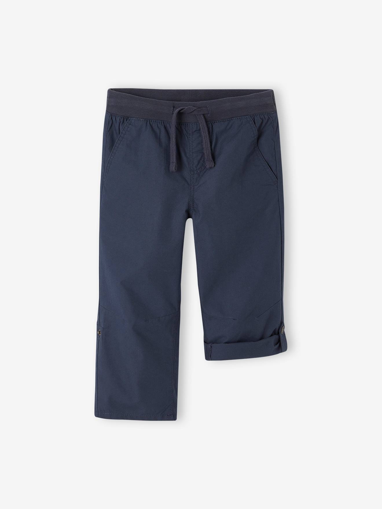 Vertbaudet Jungen 3/4-Shorts mit verstellbarer Länge - olivgrün