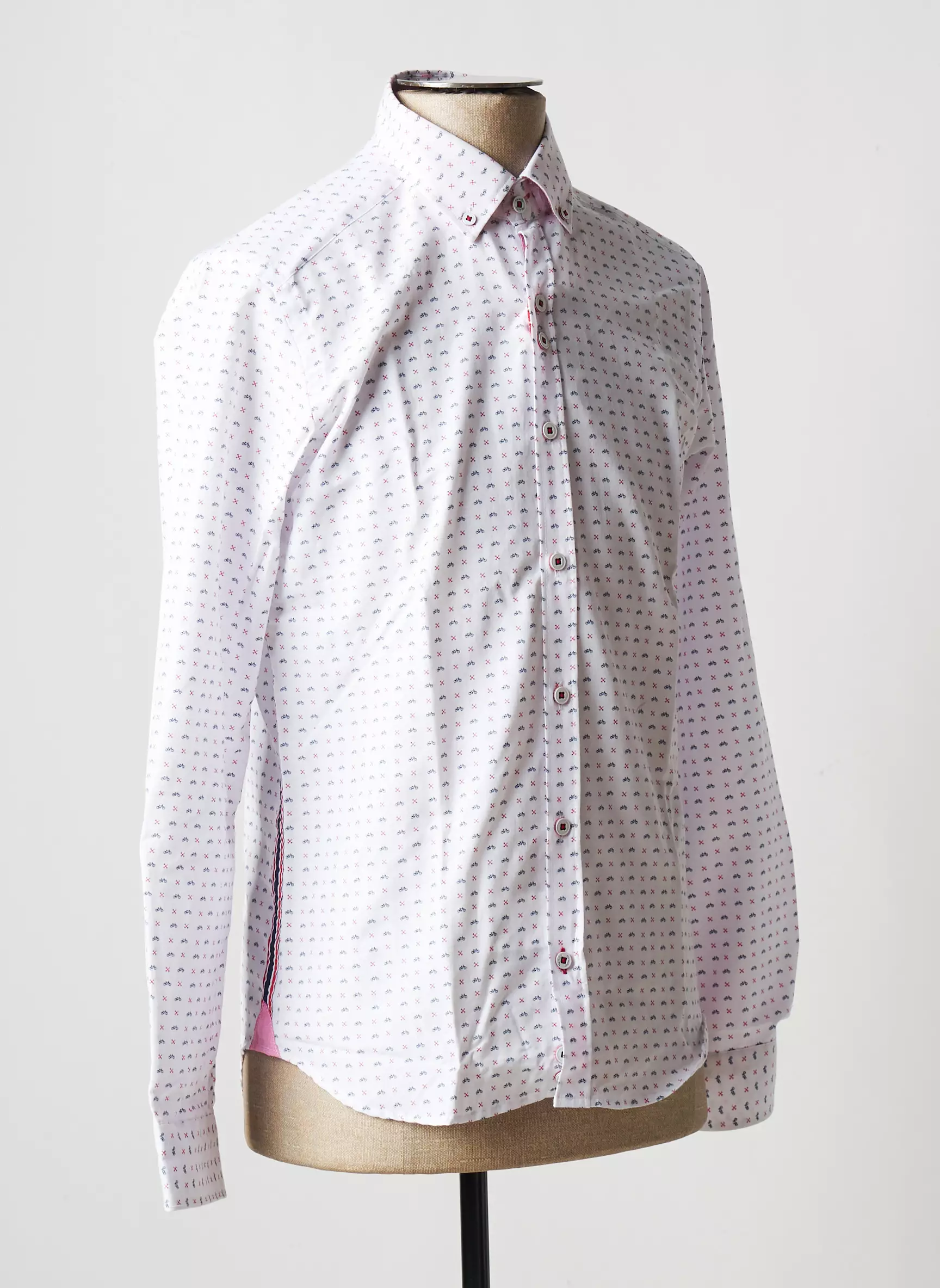 The Surfcar Manches Longues Homme couleur blanc