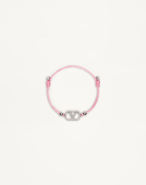 Pulseira de algodão exclusiva Valentino VLogo