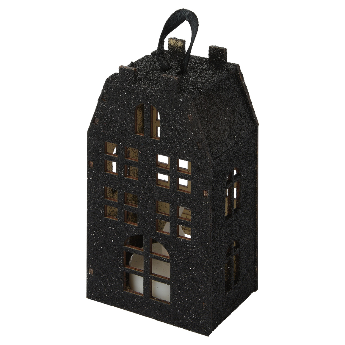 Dekohaus mit LED-Kerze
