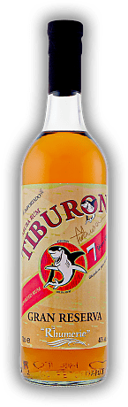 Tiburon Gran Reserva Tiburon Gran Reserva Würzig-süßer Rum von der Karibikinsel Aruba. Alter 7 J. - 0,7	 Liter - Vol 40%