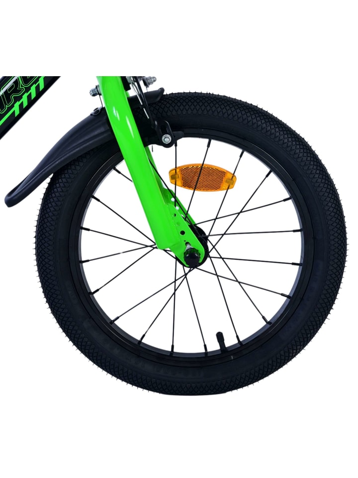 Volare Kinderfahrrad Sportivo für Jungen 16 Zoll Kinderrad Neon Schwarz Grün 4 Jahre günstig kaufen onesize