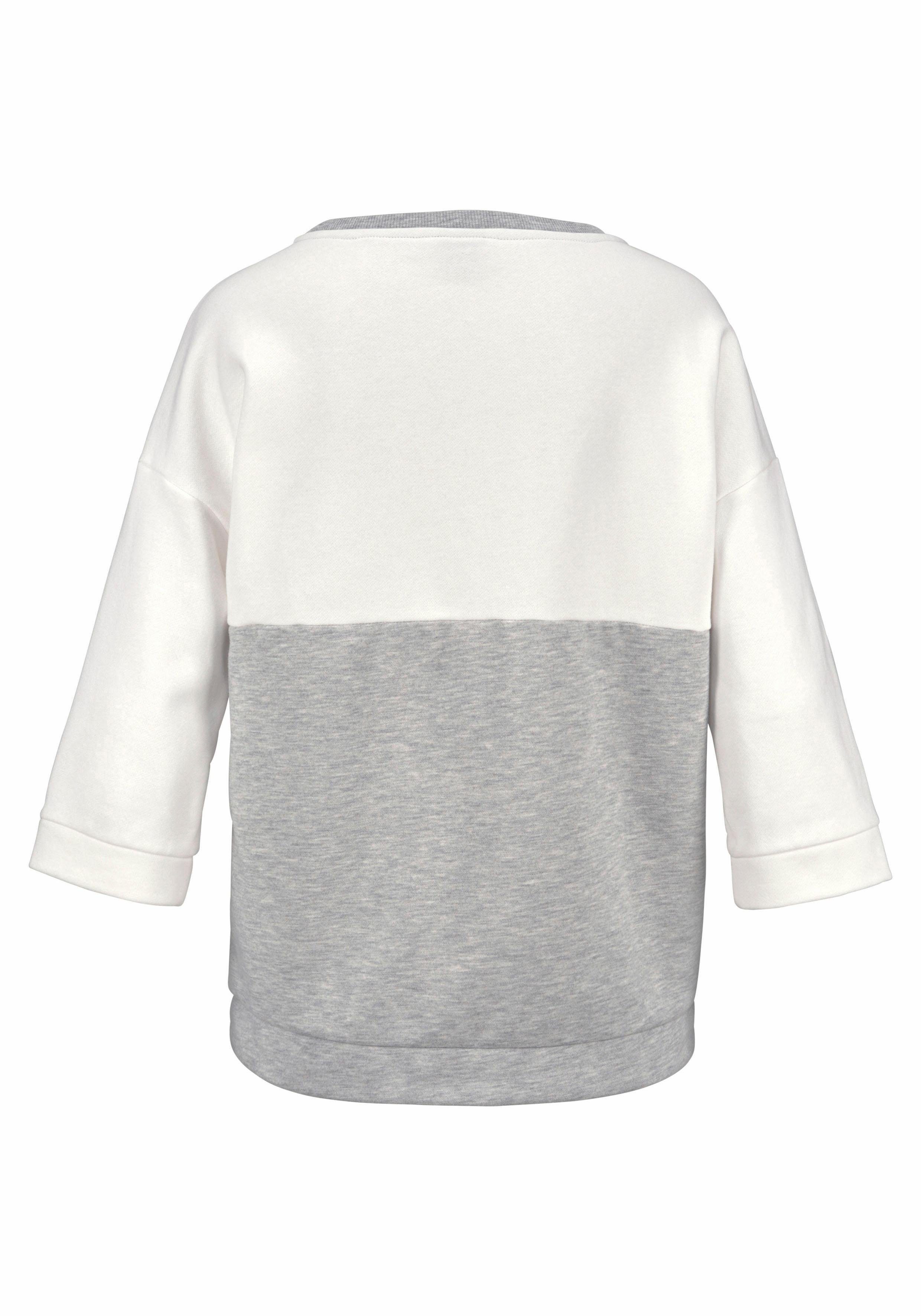 Bench. Sweatshirt im Colorblocking Design, Loungewear, Loungeanzug