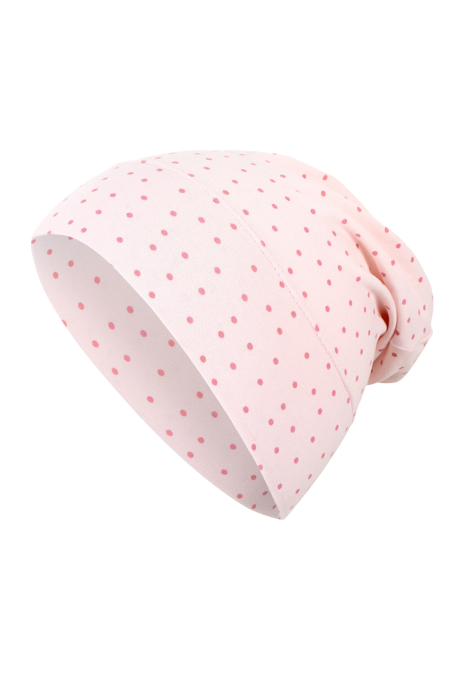 GOTS Slouch-Beanie aus Single Jersey (Bio) in Rosa