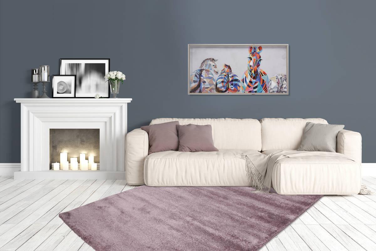 Kayoom Saint Lucia - Castries Pastellviolett 160cm x 230cm